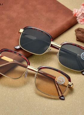 高清水晶防辐射抗疲劳太阳镜
