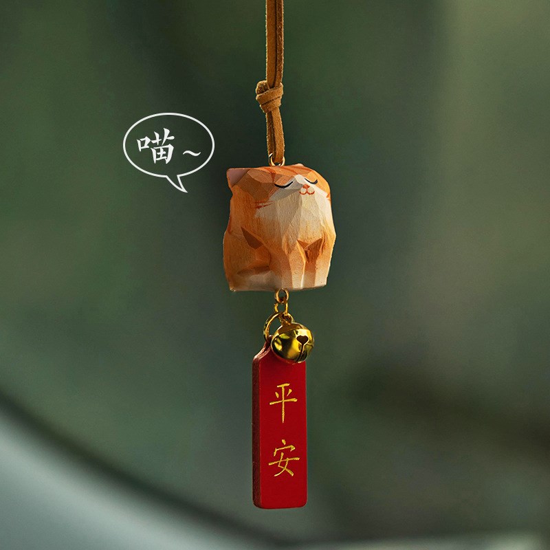 速发朴房萌财狗柴犬汽车猫件装饰挂饰可爱平安挂源车载装饰吊坠