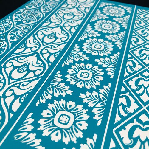 速发Vitage L Self Adhesive Silk Scree Pritig Stil sh