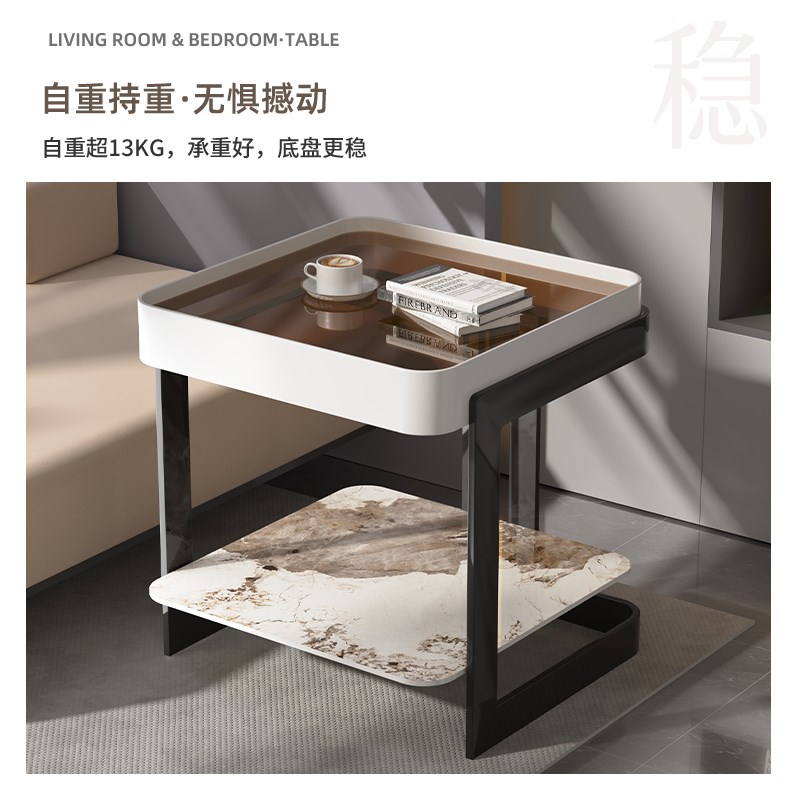 速发小茶几轻奢简约现代客厅家用卧室客厅沙发边桌休闲茶水架2024