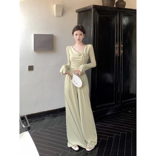 速发古典舞蹈服中逸蝴蝶结专演出服仙气飘飘舞业教师飘国舞上衣