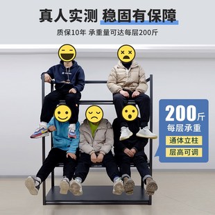 速发速发货架多层置物架家用落地台储物架仓库杂物间V超市收纳铁