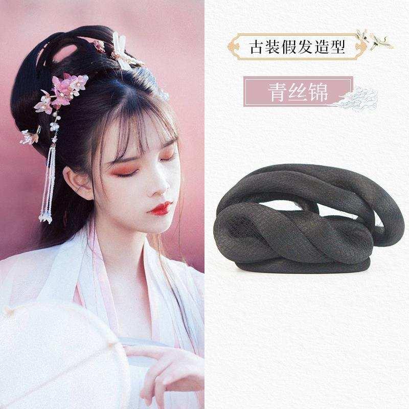 速发古风全发丝假发汉服宋制襦裙日常古装百搭假假发包发髻A-264
