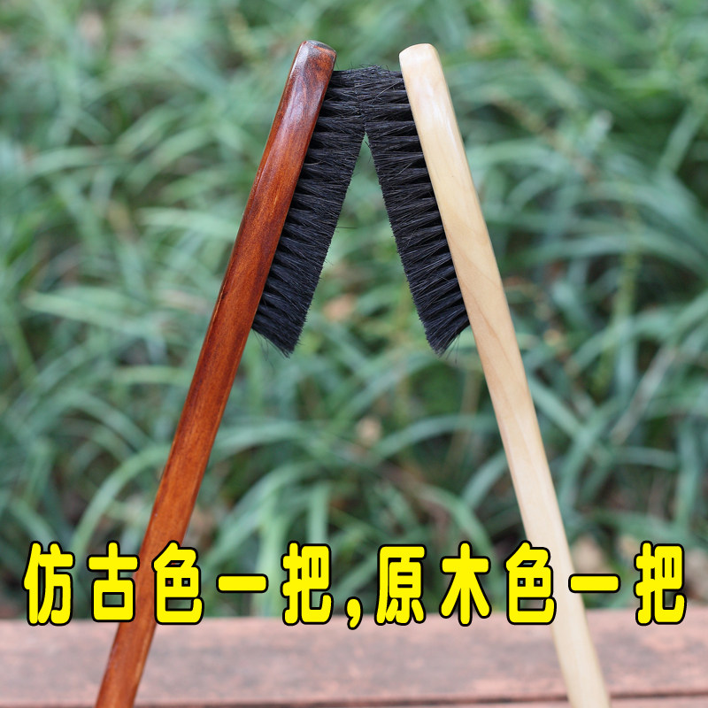 速发磨毛刷洗鞋刷子鬃毛刷鞋油面网面绒刷清洁刷猪砂翻毛刷子软毛