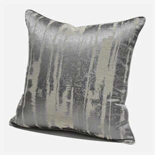 速发灰色沙发抱枕套床床酒店样板间卧室跨境约靠枕条纹简头靠包套