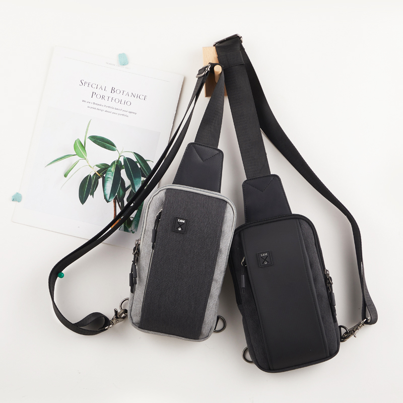 斜挎包单肩胸前迷你男士胸包休闲