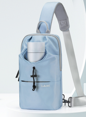 L＆M包包女款2025新款水壶胸包女休闲百搭防水单肩斜挎包小挎包