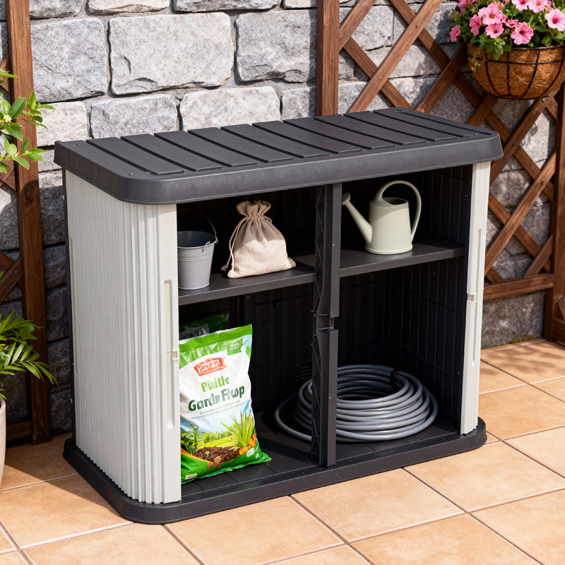 户外庭院储物柜收纳箱别墅花园大容量杂物柜子室外工具房防水防晒,住宅家具,户外储物柜,淘宝优惠券,粉丝福利购,淘宝优惠卷