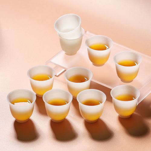 德化高档璞玉瓷冰种茶杯
