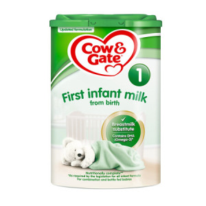 英国牛栏1段 cow & gate 进口婴幼儿奶粉 初生宝宝 0-6个月800g