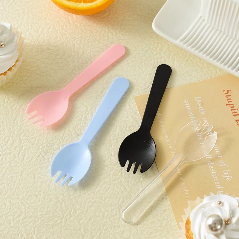 一次性叉勺独立包装餐具水果捞