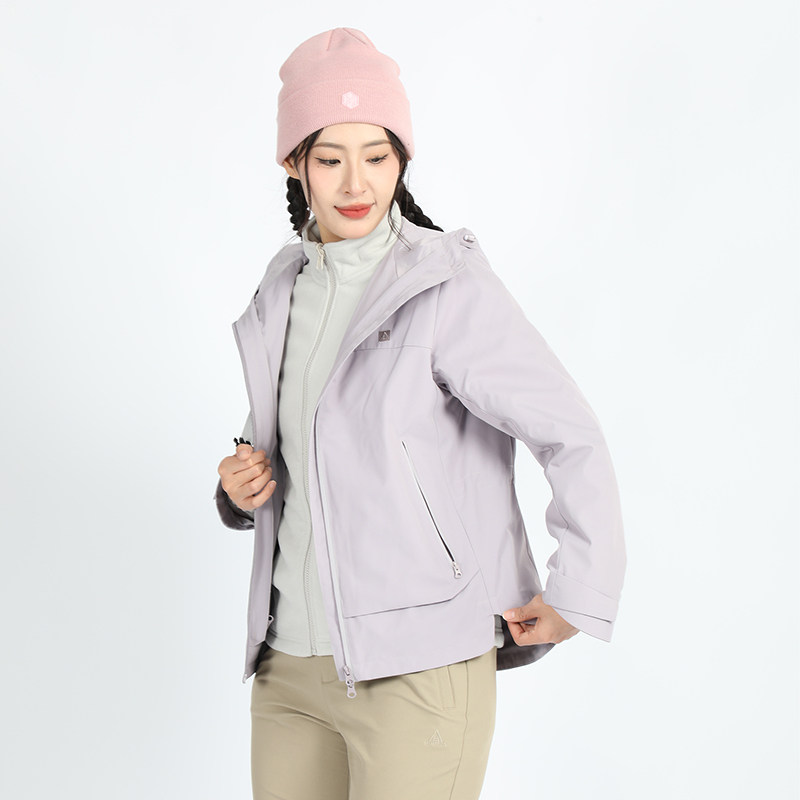 悍途户外冲锋衣女轻便透气两件套