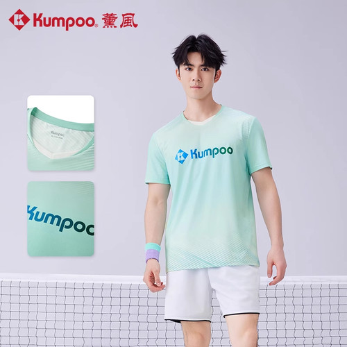 【王小羽同款】薰风羽毛球服男比赛运动休闲短袖速干透气吸汗