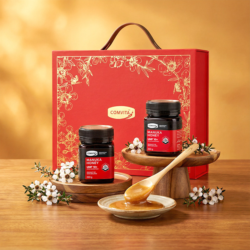 康维他UMF10+麦卢卡蜂蜜礼盒250g*2瓶年货礼品送礼送长辈手信礼品,传统滋补营养品,蜂蜜,淘宝优惠券,粉丝福利购,淘宝优惠卷