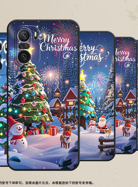 适用小米POCOF3手机壳F3Gt防摔F4GT欢乐圣诞XiaomiPOCOF5商务POCOF6Pro/F7Ultra高级感24069PC21G保护套