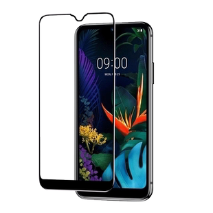 适用于LGK40大视窗K40S钢化膜K41S全屏覆盖K50全包K50S防指纹K51S全包透明玻璃钢化高清防摔膜手机钻石黑边膜