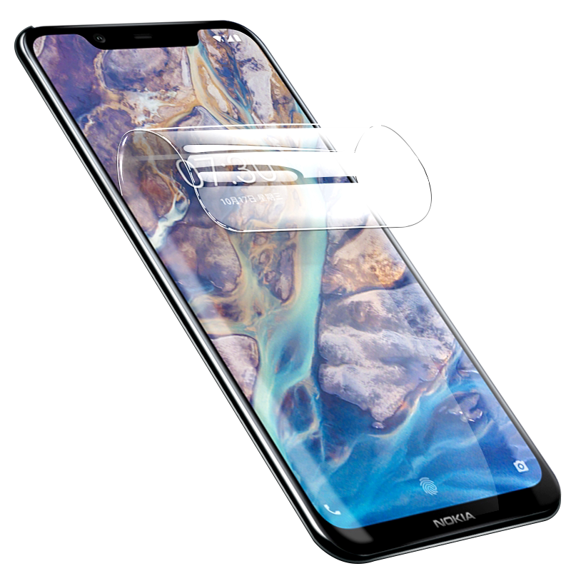 适用于诺基亚x7水凝膜诺基亚7钢化膜诺基亚7plus全覆盖手机8Sirocco贴膜X71抗蓝光nokia保护软贴膜纳米无