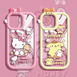 新款小怪兽适用于红米k50手机壳k50pro可爱k40少女k30i软红米note11tpro硅胶note10卡通note9高级5g网红全包