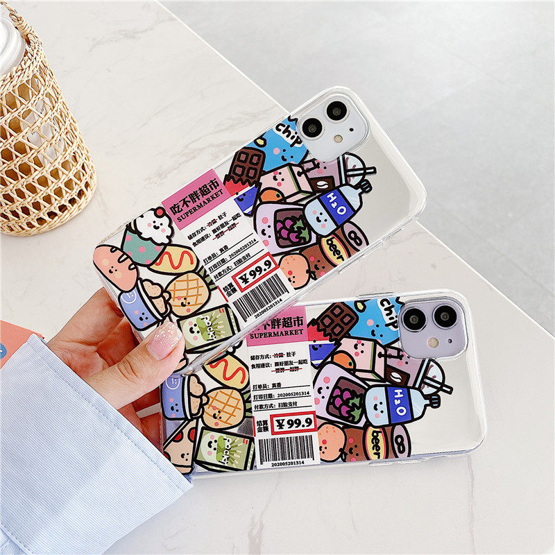 镜片吃不胖超市苹果x手机壳iphone11Pro/xr/xs/max/6/6s/7创意8网红plus防摔ProMax硅胶套x男女iPhonexr情侣P,3C数码配件,手机保护套/壳,淘宝优惠券,粉丝福利购,淘宝优惠卷