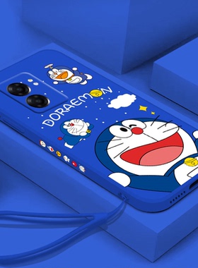 蓝胖子oppoa57手机壳2022多啦a梦a96新款a95机器猫a93软壳a92s卡通a91男a83女a1情侣a72可爱a59st/a57m保护套