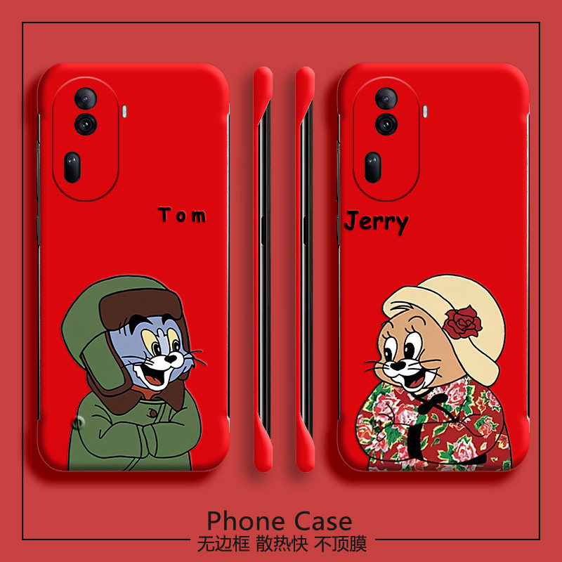 猫和老鼠适用opporeno11手机壳半包无边框散热超薄男女情侣新款reno11pro可爱卡通创意个性新款保护套硬外壳,3C数码配件,手机保护套/壳,淘宝优惠券,粉丝福利购,淘宝优惠卷