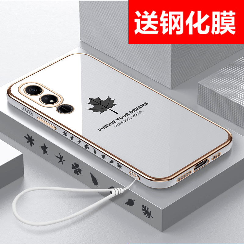 送钢化膜适用于华为荣耀畅玩40手机壳枫叶WDY一AN00软壳5g电镀新款镜头全包挂绳情侣男女防摔外壳网红保护套,3C数码配件,手机保护套/壳,淘宝优惠券,粉丝福利购,淘宝优惠卷