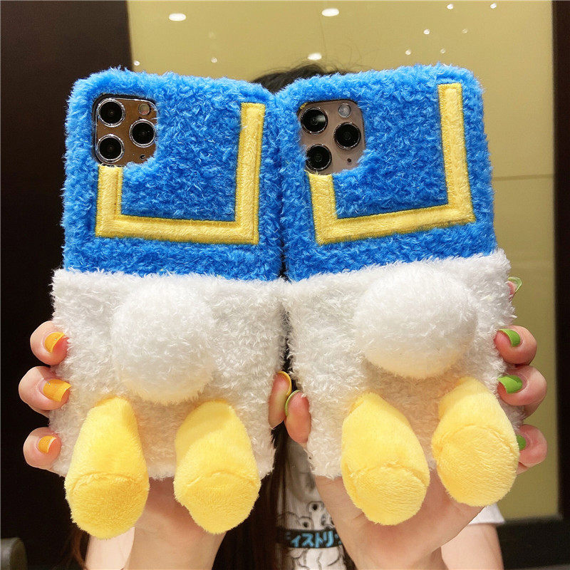 可爱鸭屁股适用11pro苹果x手机壳iPhone7p/xs/max/xr秋冬iPhonex毛绒8plus潮牌12promax女款xsmas潮冬天mini,3C数码配件,手机保护套/壳,淘宝优惠券,粉丝福利购,淘宝优惠卷