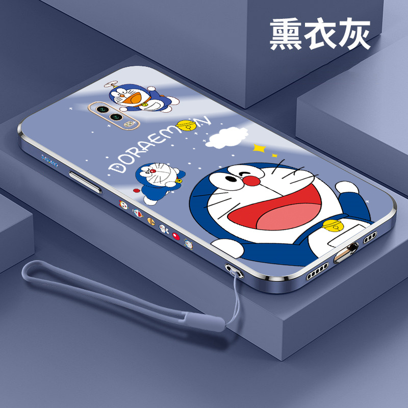 r17手机壳蓝胖子卡通少女