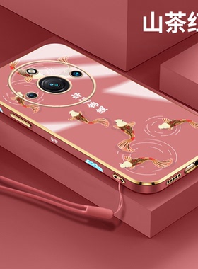 好运锦鲤适用opporealme真我11手机壳新款11pro+中国风软壳老人潮硅胶5g防摔电镀全包挂绳高级保护套网红超薄