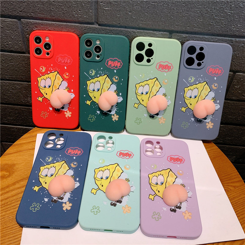 搞怪海绵宝宝软捏pp桃华为荣耀v10手机壳v20可爱荣耀30日韩3s卡通30pro硅胶软壳荣耀30青春版全包v30女v30pro,3C数码配件,手机保护套/壳,淘宝优惠券,粉丝福利购,淘宝优惠卷