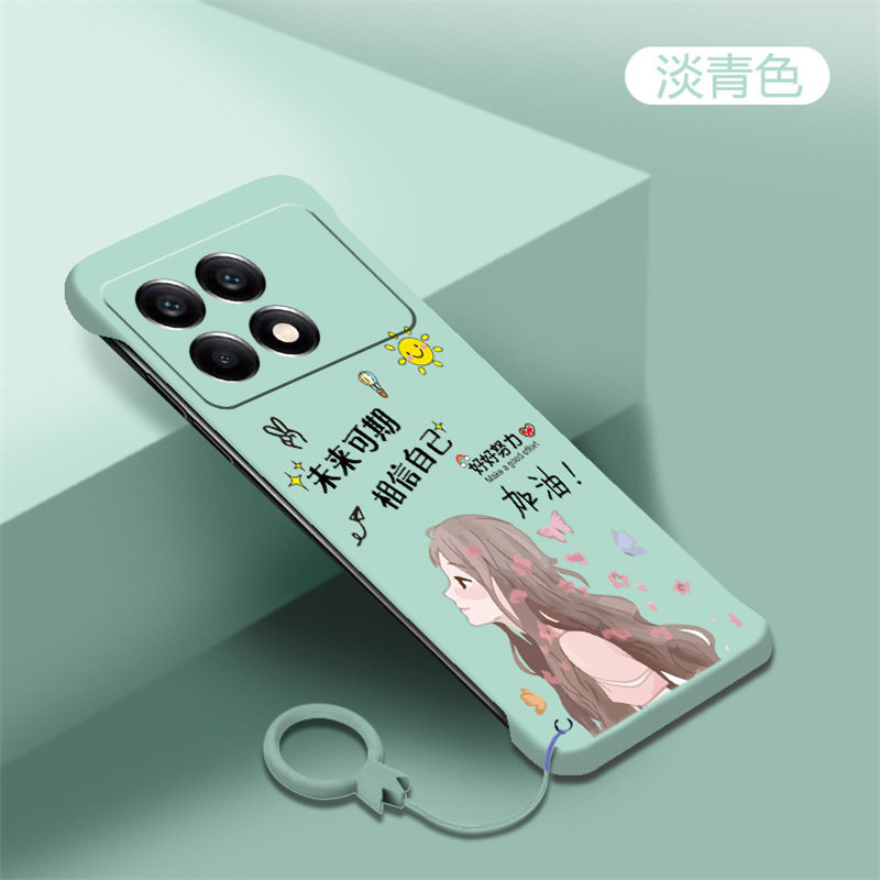 未来可期适用红米k70手机壳无边框磨砂超薄散热 k70e少女新款挂件硬壳可爱半包k70pro边套防摔创意外壳卡通潮,3C数码配件,手机保护套/壳,淘宝优惠券,粉丝福利购,淘宝优惠卷