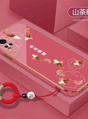 送指环扣适用vivox60手机壳x60曲屏版好运锦鲤x60t红色x50pro+电镀x30新年x27兔x23幻彩过x21本命x20男x9女款