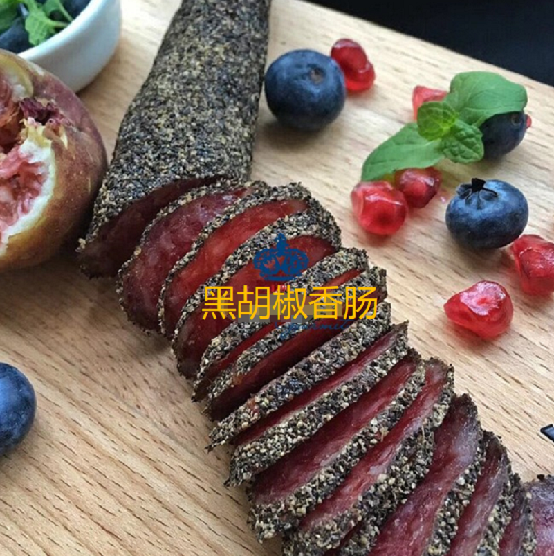 西班牙萨拉米香肠 辣肠即食黑胡椒火腿肉肠风干休闲腊肠 进口腊肠