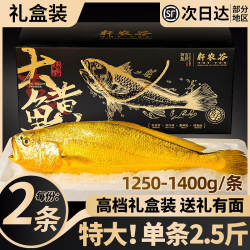 轩农谷舟山大黄鱼礼盒深海新鲜冷冻鲜活特大黄花鱼春节海鲜野生鱼