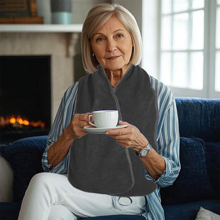 男女防污多用老年人口水巾饭兜偏瘫吃饭用的围兜成人大号护理围嘴