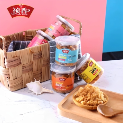 祯香肉松迷你罐装添加海苔鳕鱼烘焙寿司即食零食配粥儿童小包装
