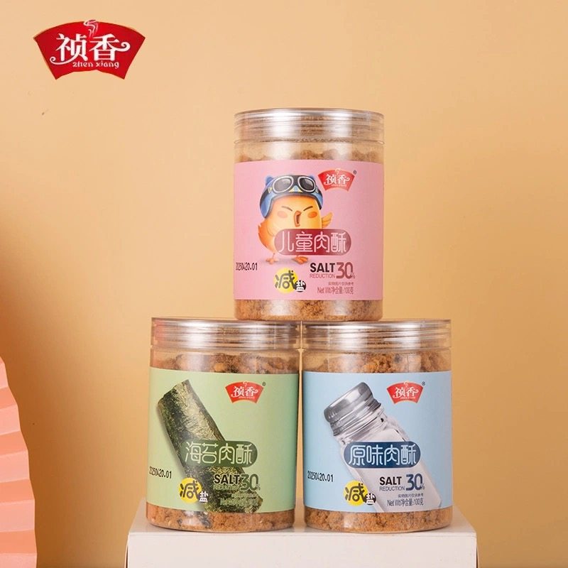 祯香原味海苔肉酥儿童休闲即食配粥营养辅食小罐早餐拌饭零食小吃,婴童食品,婴幼儿肉制品/辅食肉,淘宝优惠券,粉丝福利购,淘宝优惠卷