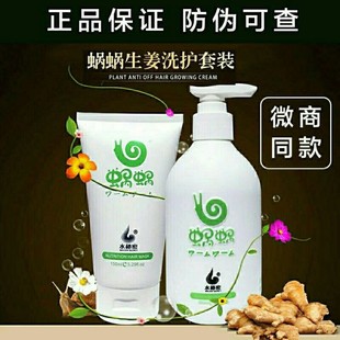 正品 男防掉发洗发露营养发膜窝窝官方 蜗蜗纯生姜洗发水女洗护套装