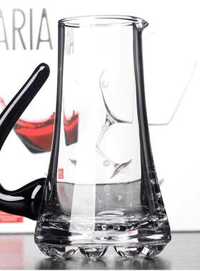 刻度白酒杯量杯分酒杯醒酒器凉水壶黑柄分酒器公分杯烈酒杯分酒壶