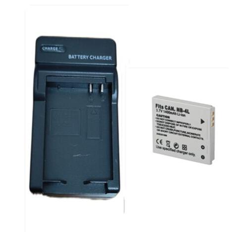 适用佳能NB-4L相机电池 IXUS 130 120 117 255 230HS锂电池充电器