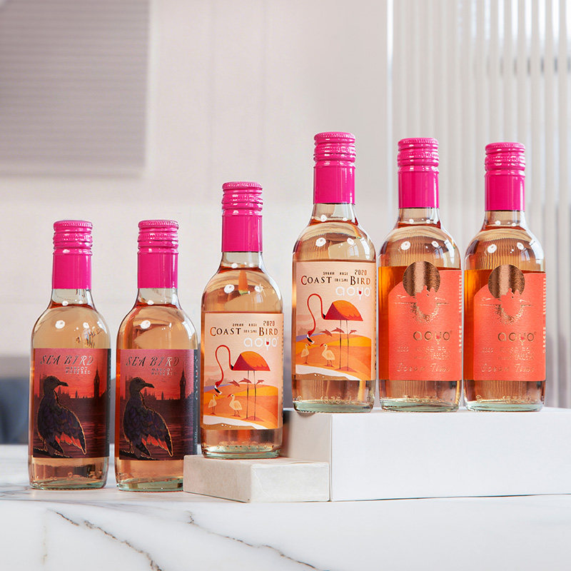 傲鱼红酒智利原瓶原装进口小瓶桃红葡萄酒女士微醺小支玫瑰红小酒,酒类,桃红静态葡萄酒,淘宝优惠券,粉丝福利购,淘宝优惠卷