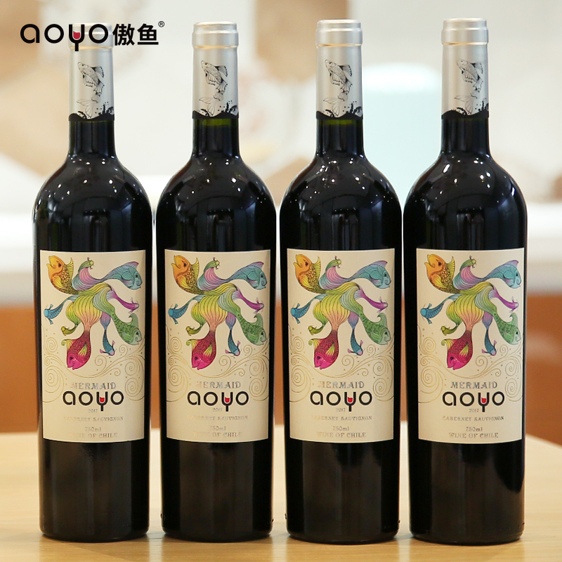 傲鱼1瓶价智利原装原瓶进口红酒 美人鱼赤霞珠西拉梅洛干红葡萄酒|msdalam kategori Liquor, 葡萄酒（新）, 干红静态葡萄酒 - dari Buy2taobao.com untuk memberikan perkhidmatan ejen Taobao profesional membeli