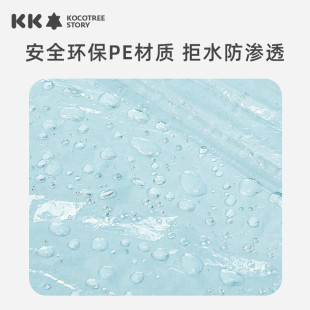 KK树儿童一次性雨衣小学生一年级男孩女童雨披成人轻薄便携式 防水