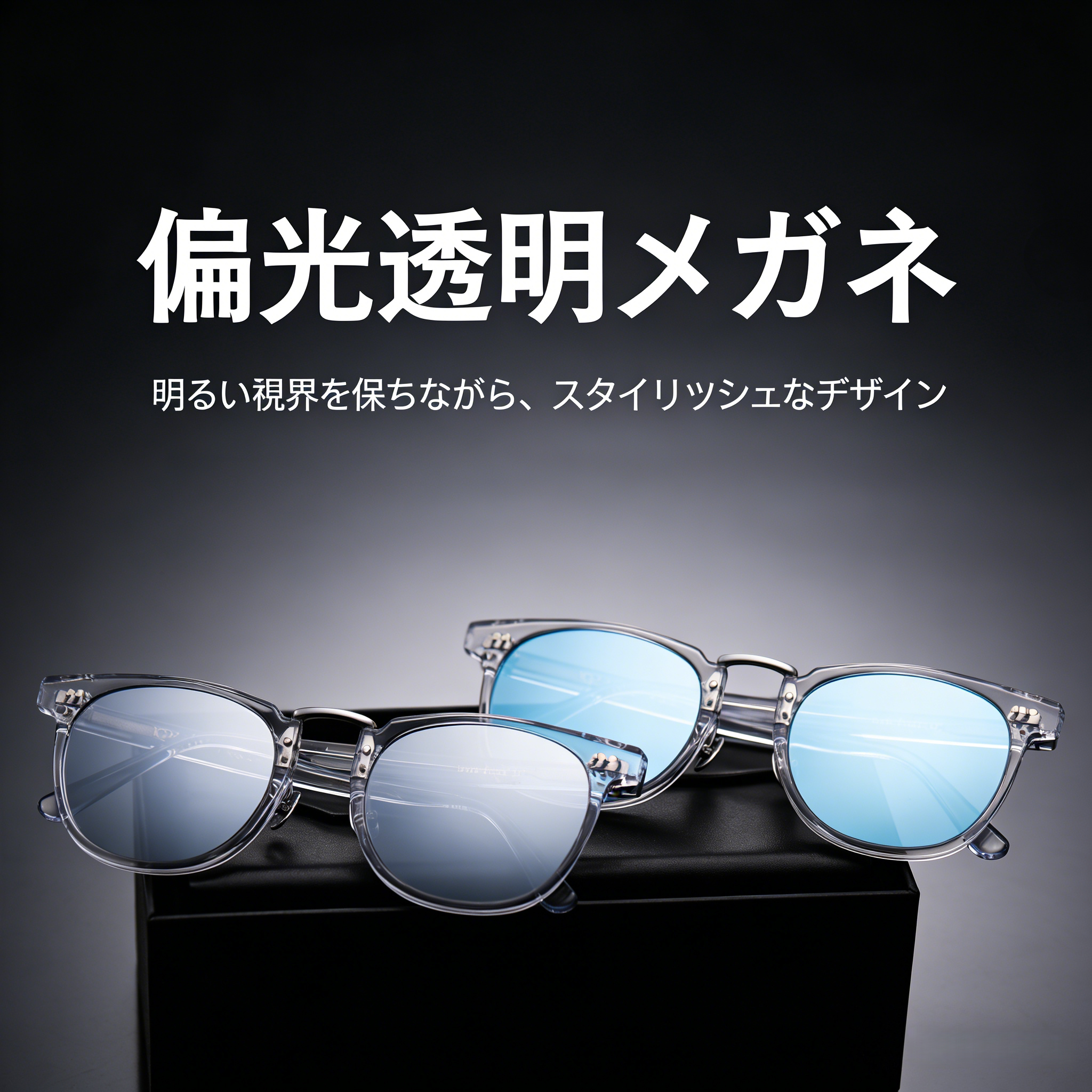 日本复古手造板材大脸墨镜男KHOTY透明炫彩偏光驾驶近视太阳镜女