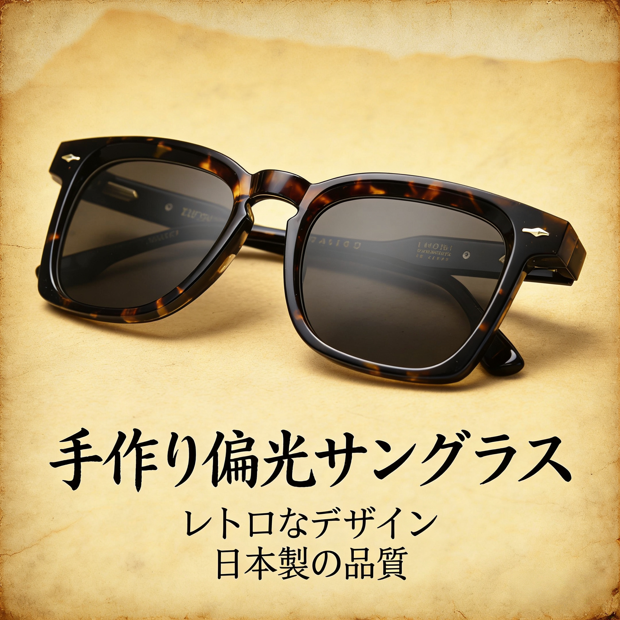 日本手制8mm质感板材墨镜男潮款KHOTY大脸偏光近视太阳镜女眼镜架