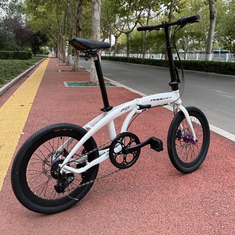 凤凰铝合金折叠自行车20寸
