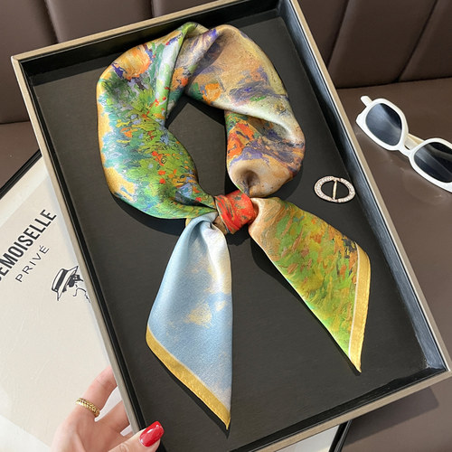 韩风小丝巾四季领巾时尚