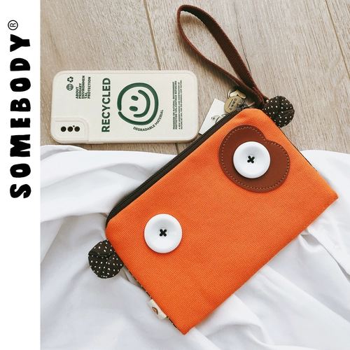 三色补丁 Летняя небольшая сумка, длинный милый бумажник, кошелек