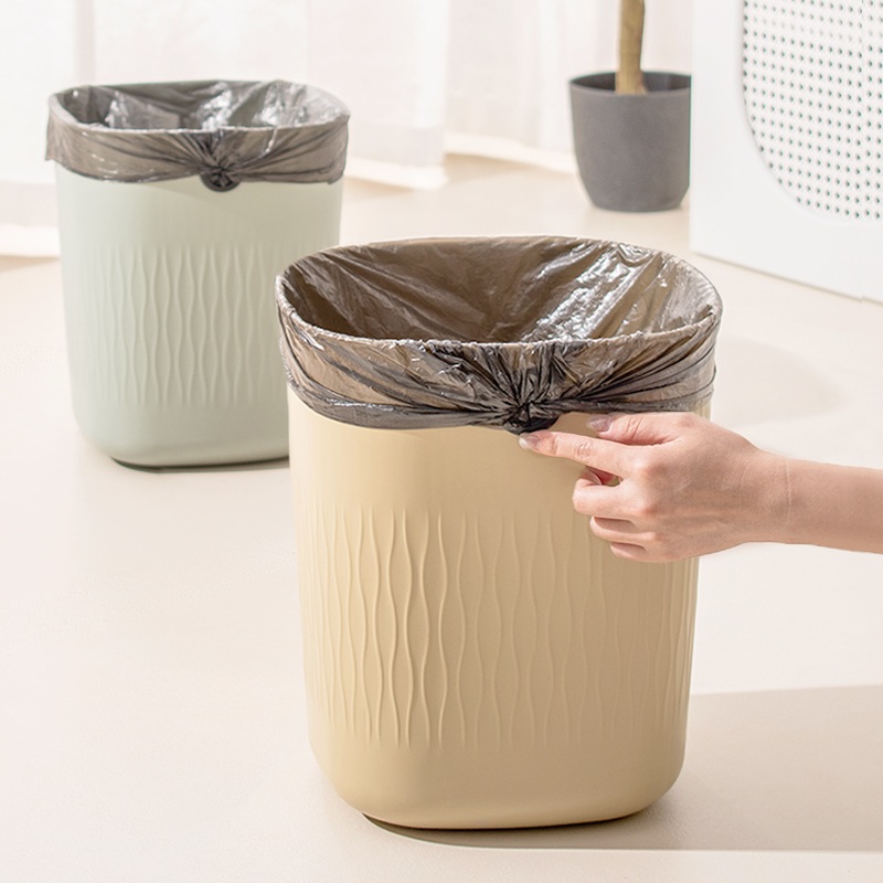 新款高颜值客厅简约废纸篓垃圾桶