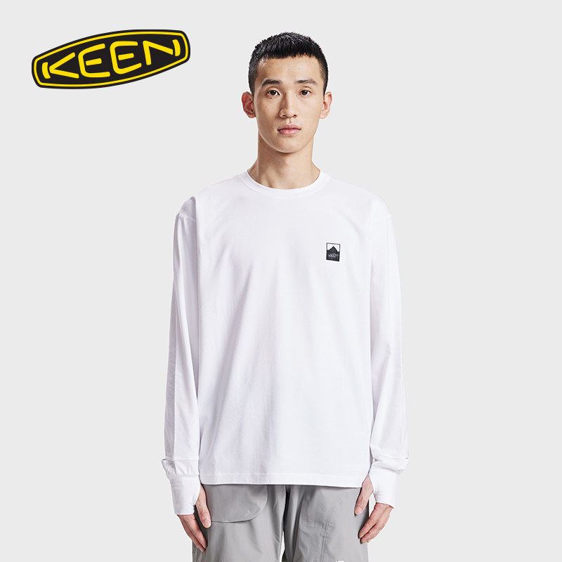 KEEN官方 男士HARVEST 户外长袖T恤圆领LOGO宽松版型T恤上衣,户外/登山/野营/旅行用品,户外休闲衣,淘宝优惠券,粉丝福利购,淘宝优惠卷